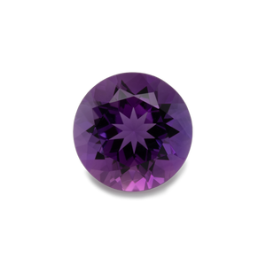 Amethyst - purple, round, 8x8 mm, 1.61 cts, No. AMY70001