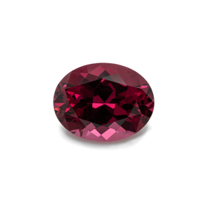 Rhodolite - red, oval, 9x7 mm, 2.24-2.34 cts, No. RD70001