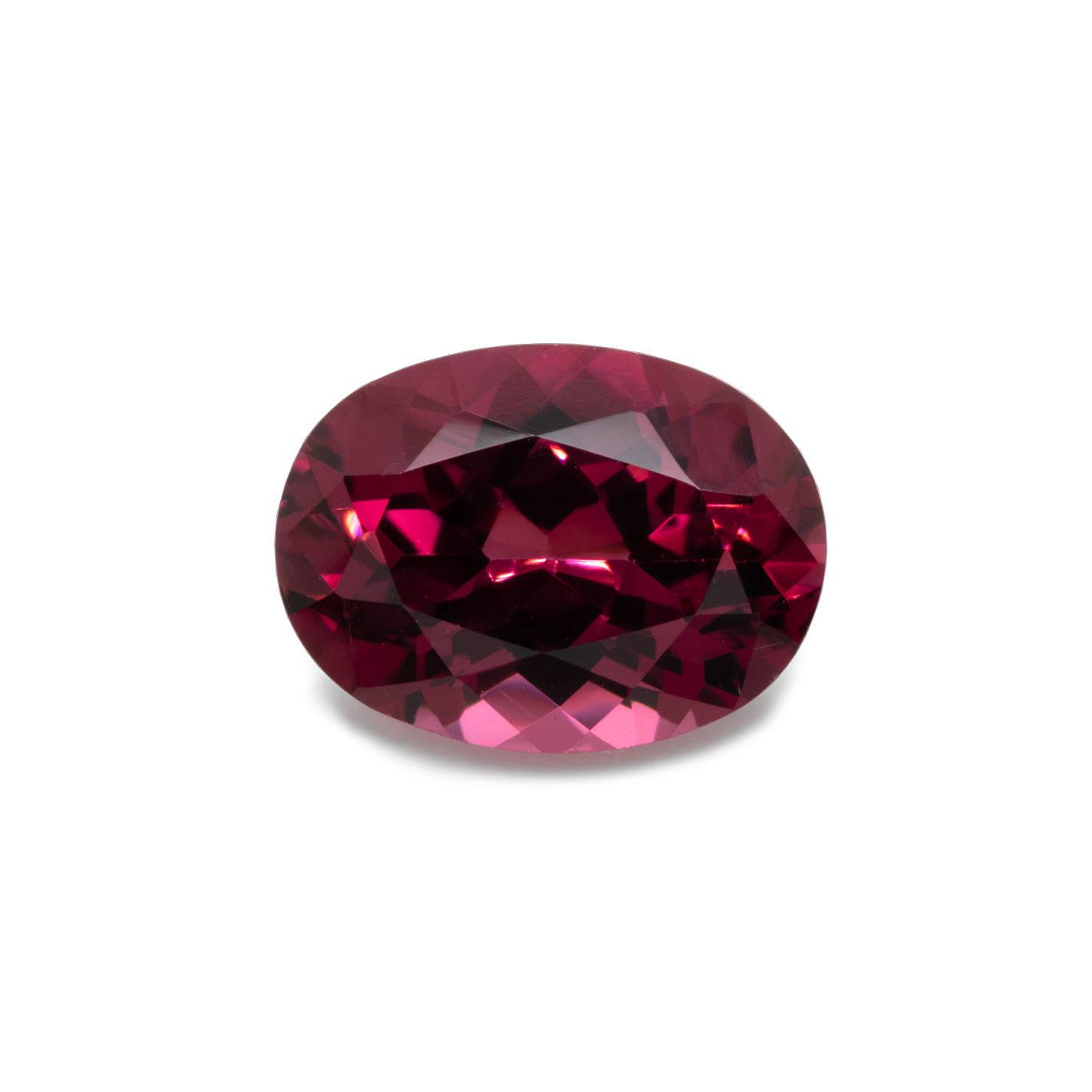 Rhodolith - rot, oval, 8x6 mm, 1,54 cts, Nr. RD60001