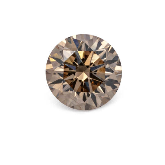Diamant - champagner, rund, 2.9 2.9 mm, 0.09 cts, Nr. D11113