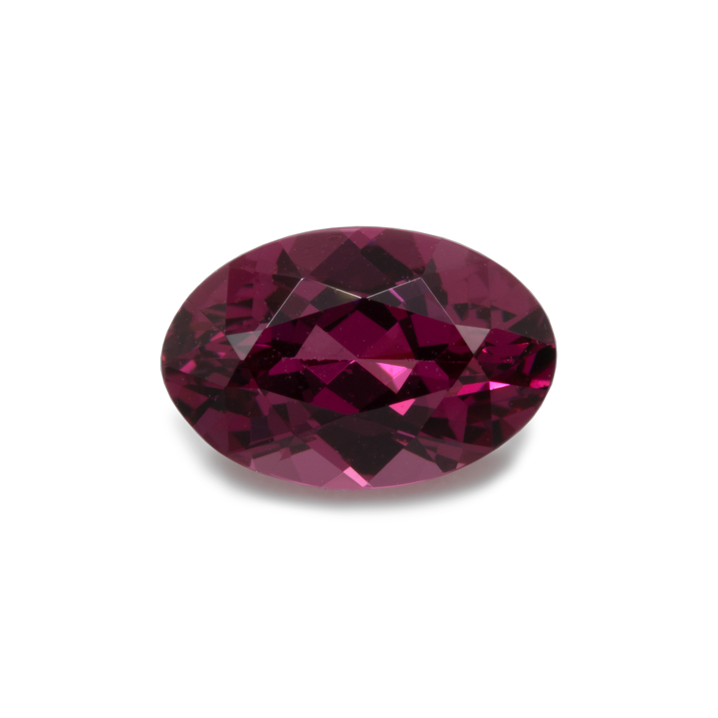 Rhodolith - rot/lila, oval, 6x4 mm, 0,48-0,56 cts, Nr. RD30001
