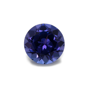 Tansanit - blau, rund, 7.5x7.5mm, 1.53 cts, Nr. TZ11003