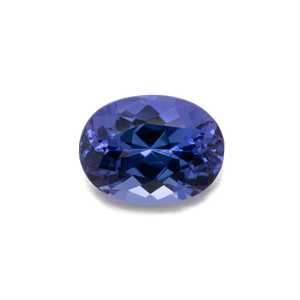 Tansanit - blau, oval, 8x6 mm, 1,47 cts, Nr. TZ13003