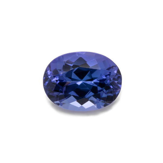 Tansanit - blau, oval, 8x6 mm, 1,47 cts, Nr. TZ13003