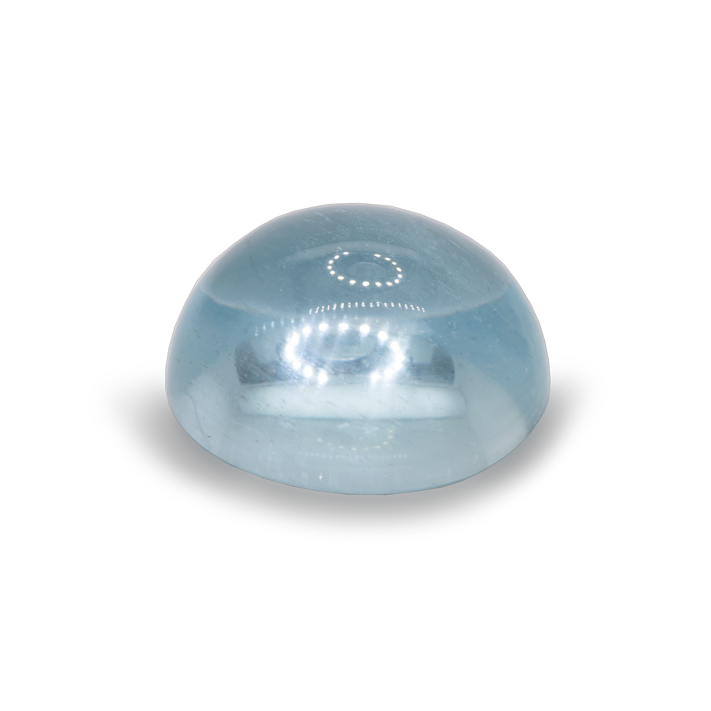 Aquamarin - A, oval, 12x10,1 mm, 5,98 cts, Nr. A62001