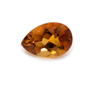 Citrine - yellow, pearshape, 9x6 mm, 1.10-1.23 cts, No. CT12001