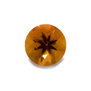 Citrine - yellow, round, 6.2x6.2 mm, 0.75-0.85 cts, No. CT80001