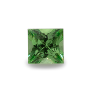 Tsavorit - grün, rechteck, 2,5x2,5 mm, 0,080-0,095 cts, Nr. TS60001