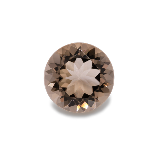 Smoky quartz - grey, round, 10x10 mm, 3.00-3.10 cts, No. SQ60001