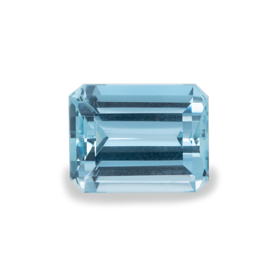 Aquamarin - AA, achteck, 9x7 mm, 2,18 cts, Nr. A68001