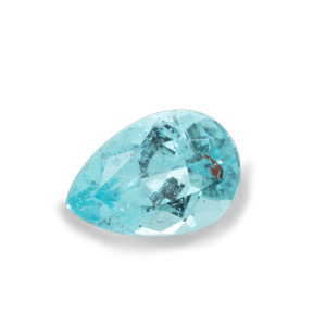 Paraiba Turmalin - blau, birnform, 6x4,1 mm, 0,43 cts, Nr. PT12001