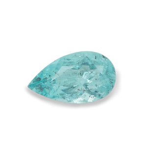 Paraiba Turmalin - blau/grün, birnform, 7x4 mm, 0,44 cts, Nr. PT18001