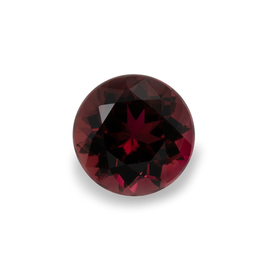 Tourmaline - red, round, 8x8 mm, 2.05 cts, No. TR63001