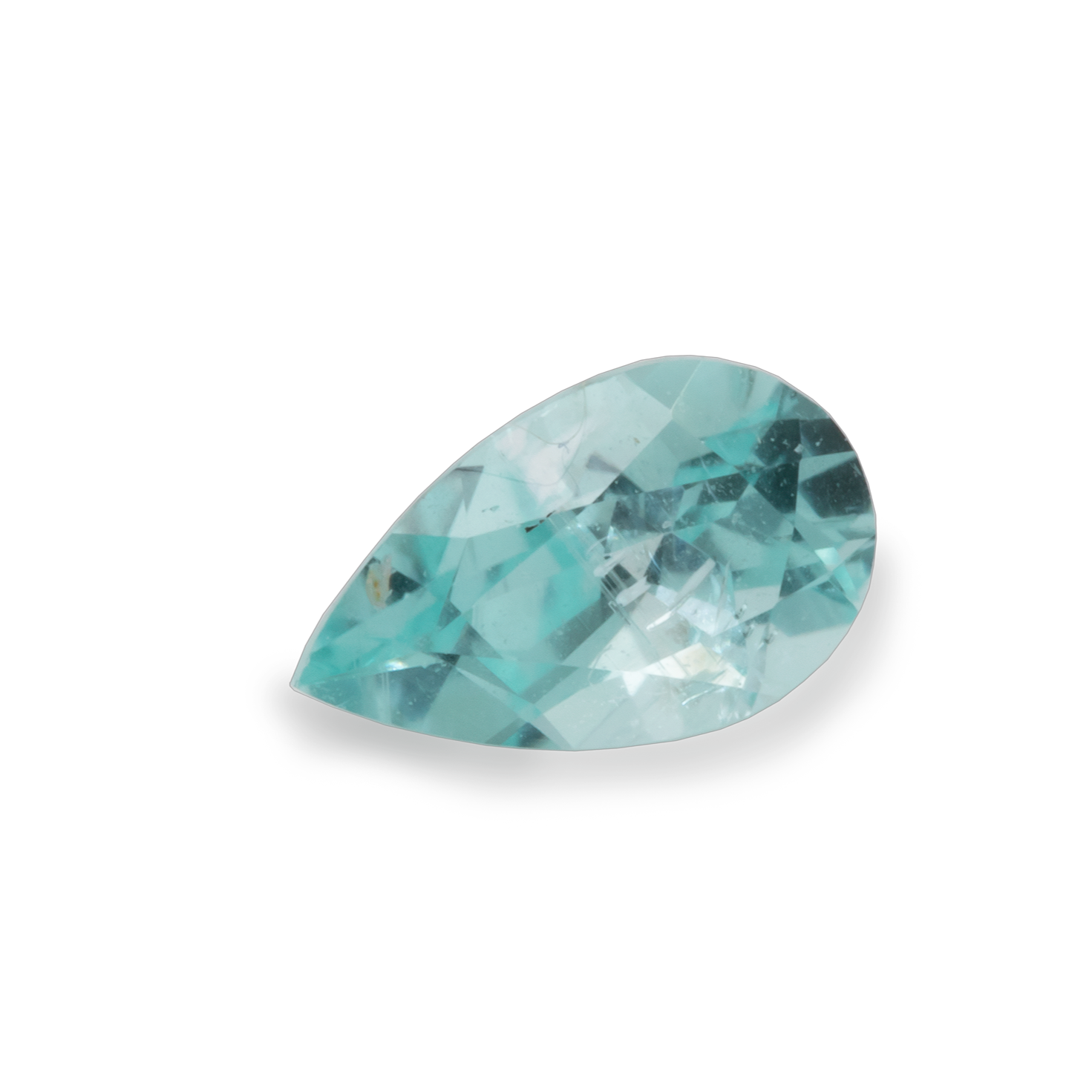 Paraiba Turmalin - blau/grün, birnform, 5x3 mm, 0,23 cts, Nr. PT21001