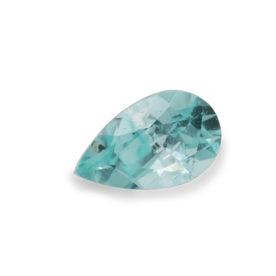 Paraiba Turmalin - blau/grün, birnform, 5x3 mm, 0,23 cts, Nr. PT21001