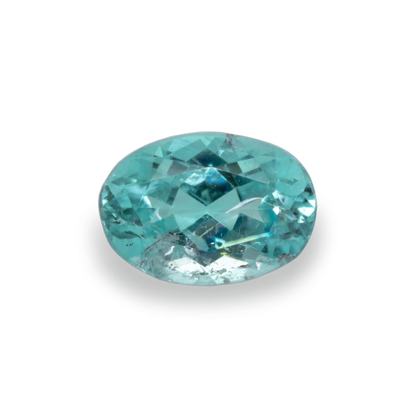 Paraiba Tourmaline - blue/green, oval, 6x4.1 mm, 0.45 cts, No. PT14001