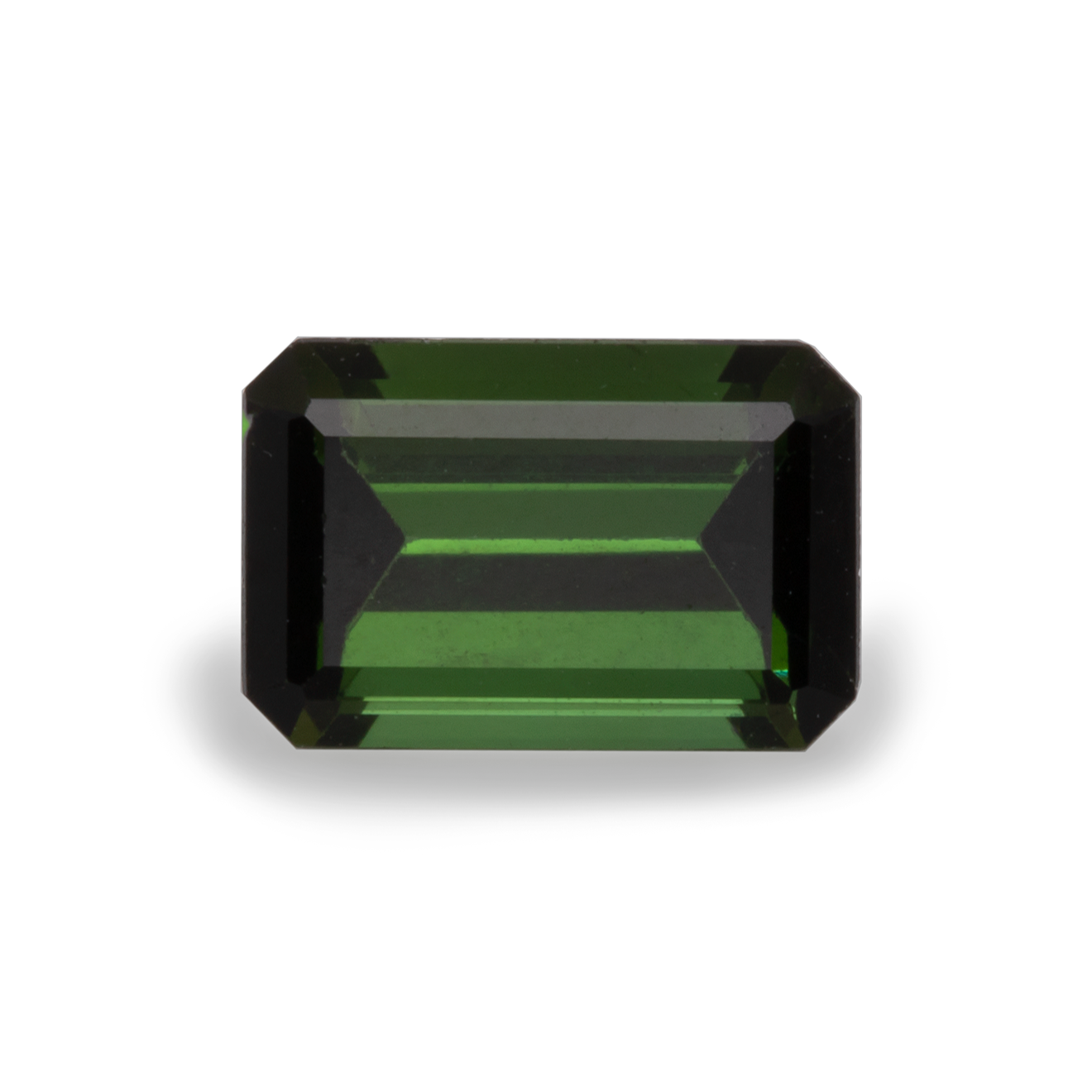 Tourmaline - green, octagon, 6x4 mm, 0.55-0.60 cts, No. TR77001