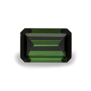Turmalin - grün, achteck, 6x4 mm, 0,55-0,60 cts, Nr. TR77001
