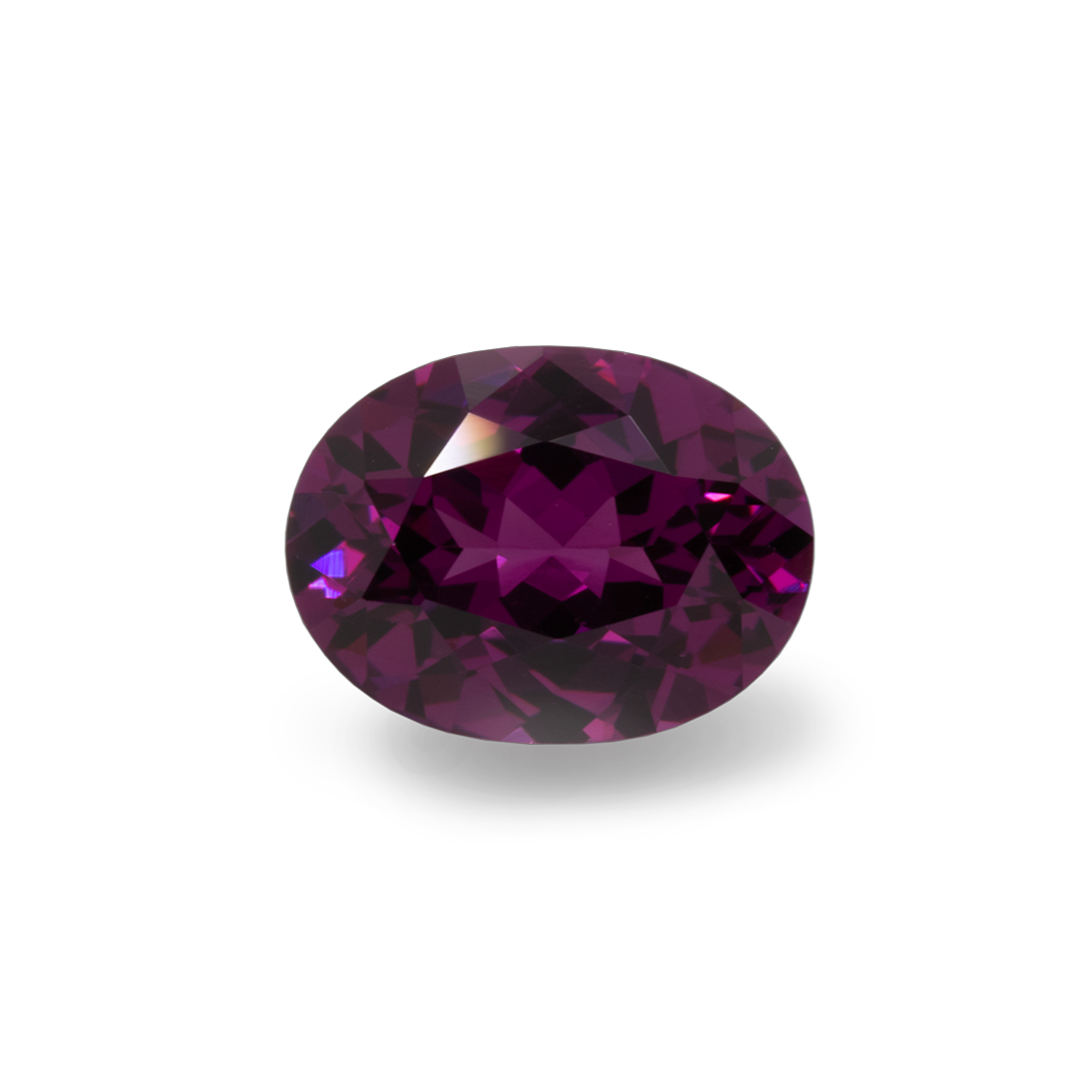 Royal Purple Garnet - purple, oval, 8x6 mm, 1.43 cts, No. RP20001