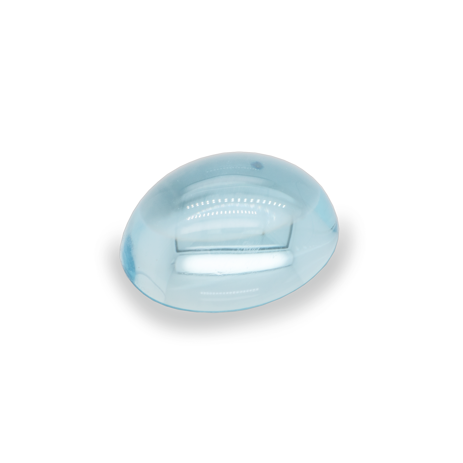 Aquamarin - A, oval, 10x8 mm, 2,67 cts, Nr. A55001