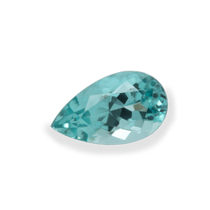 Paraiba Turmalin - blau/grün, birnform, 8x4,7 mm, 0,81 cts, Nr. PT80001