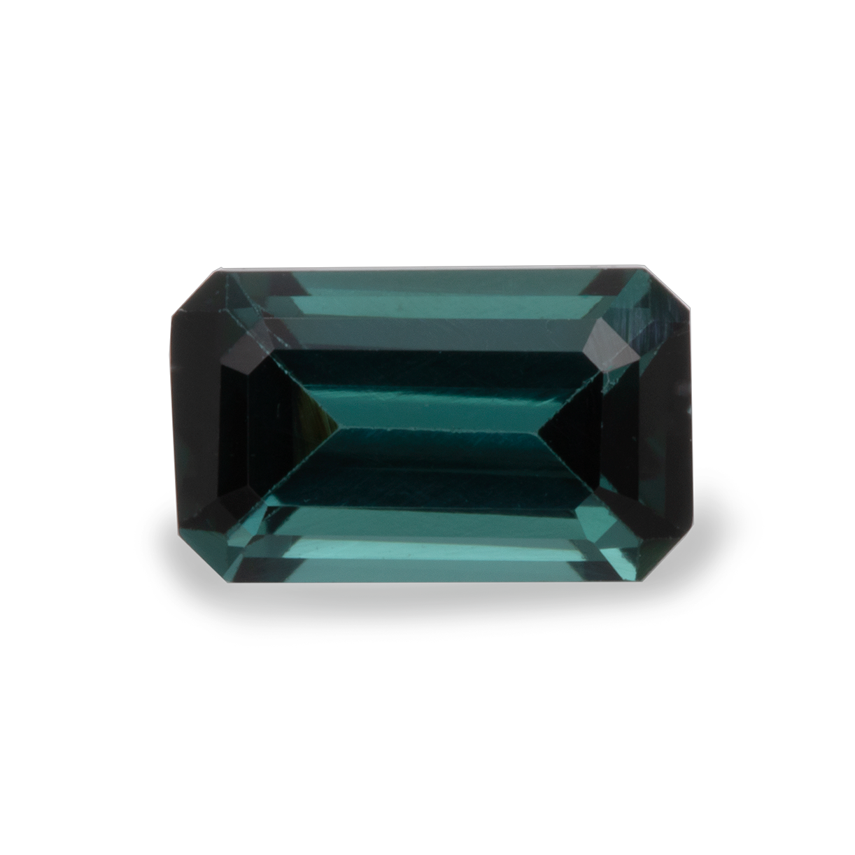 Tourmaline - blue/green, octagon, 5x3 mm, 0.29-0.33 cts, No. TR76001
