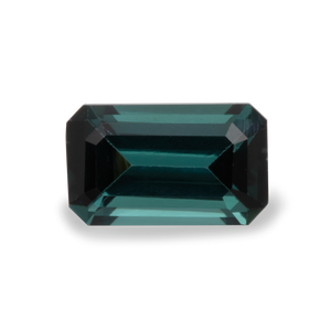 Tourmaline - blue/green, octagon, 5x3 mm, 0.29-0.33 cts, No. TR76001