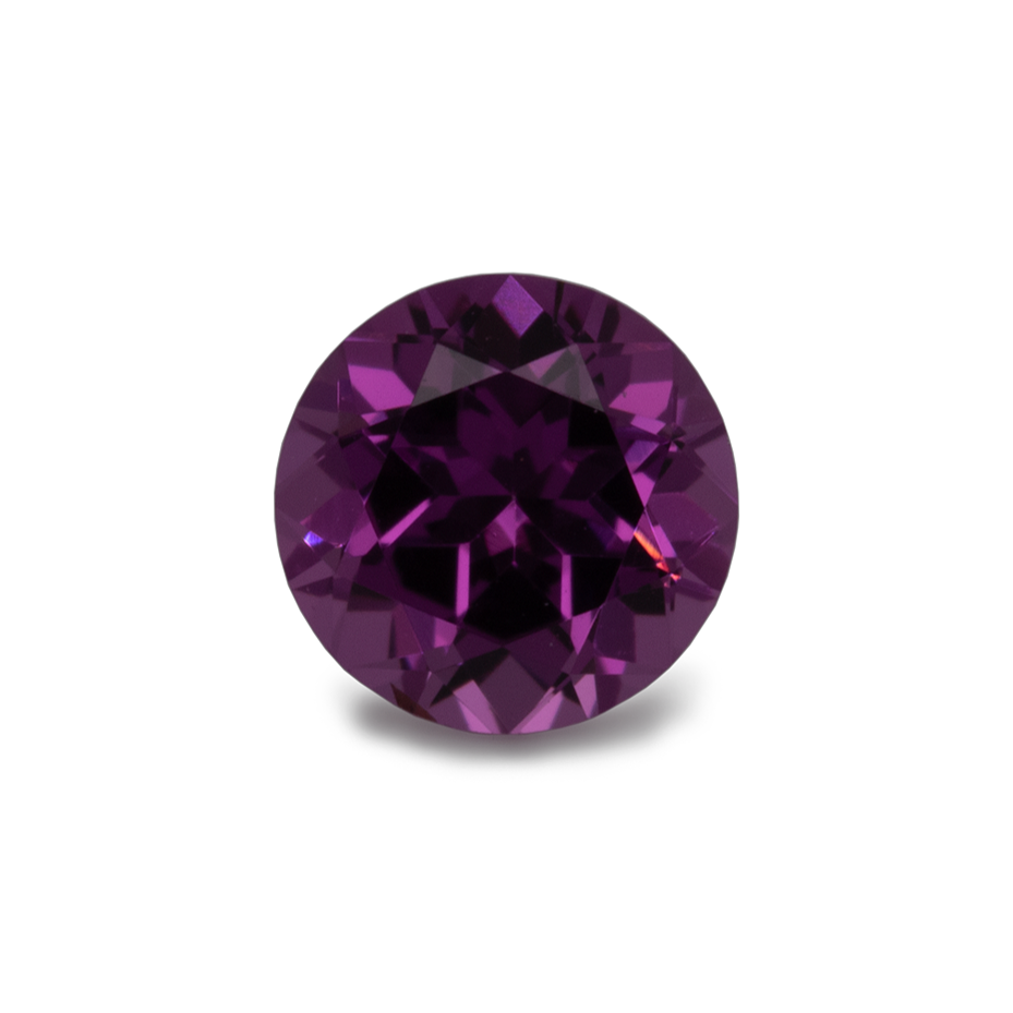 Royal Purple Garnet - purple, round, 4x4 mm, 0.34 cts, No. RP40001