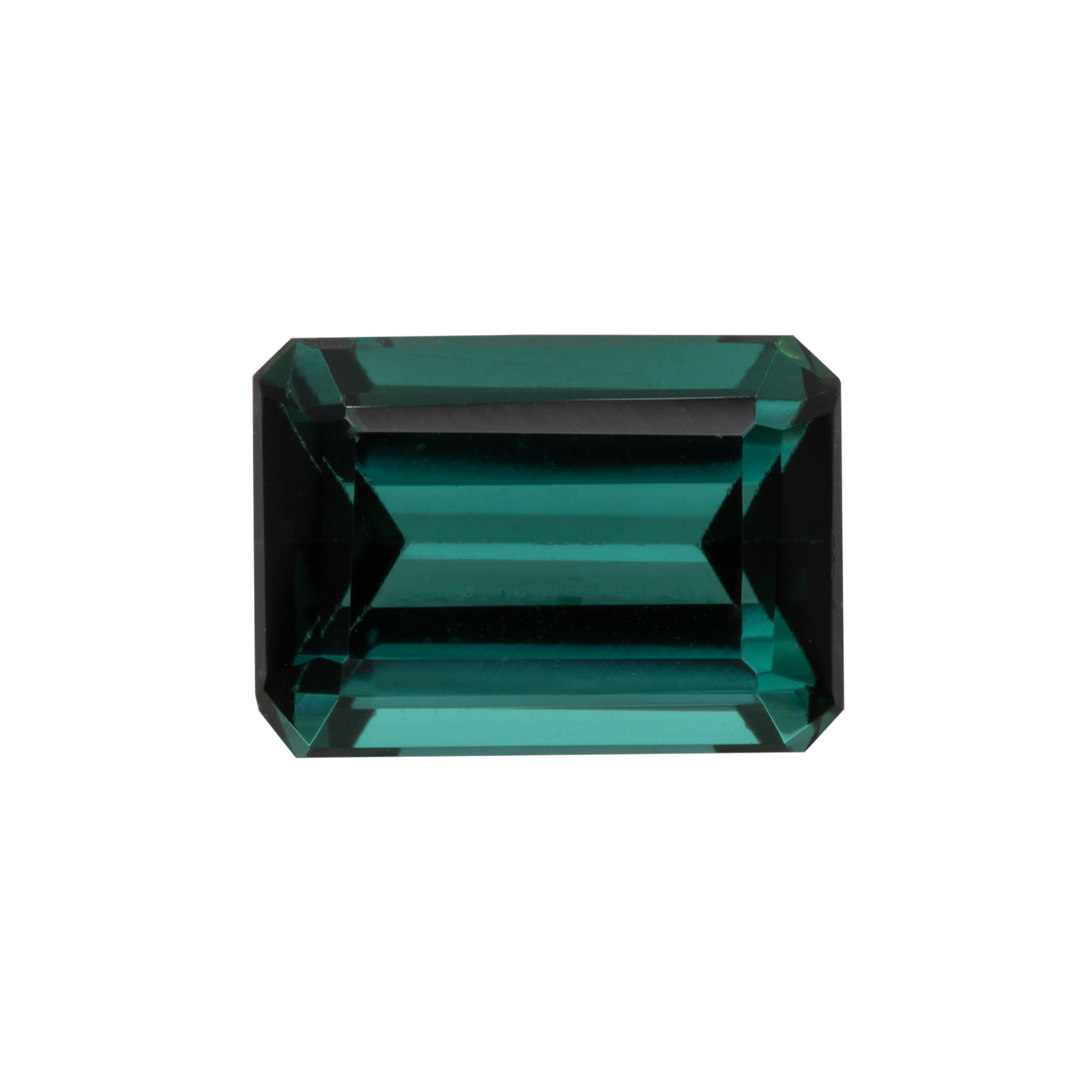 Turmalin - blau/grün, achteck, 7,1x5,1 mm, 1,01 cts, Nr. TR72001