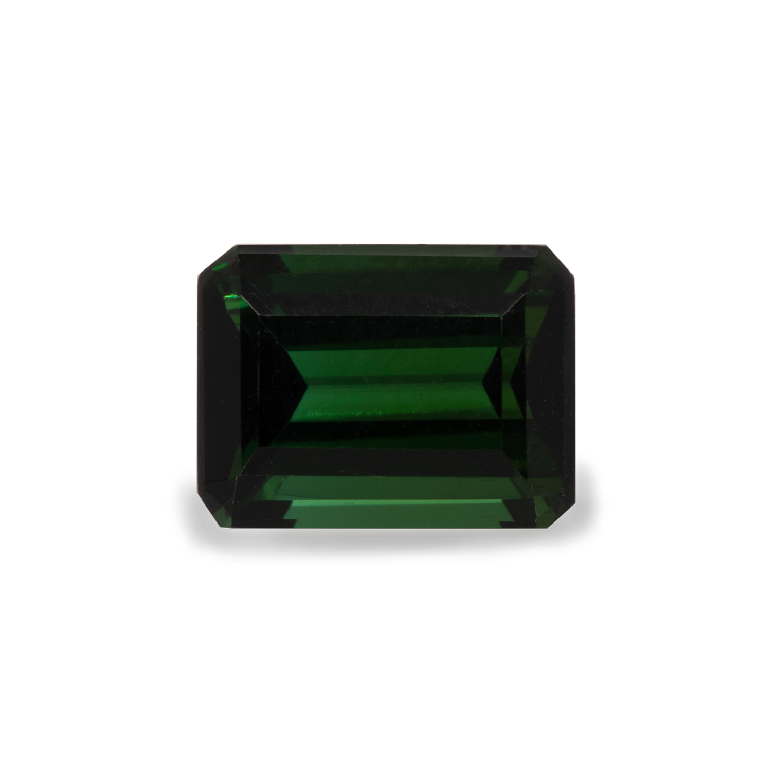 Tourmaline - green, octagon, 8x6 mm, 1.69 cts, No. TR87001