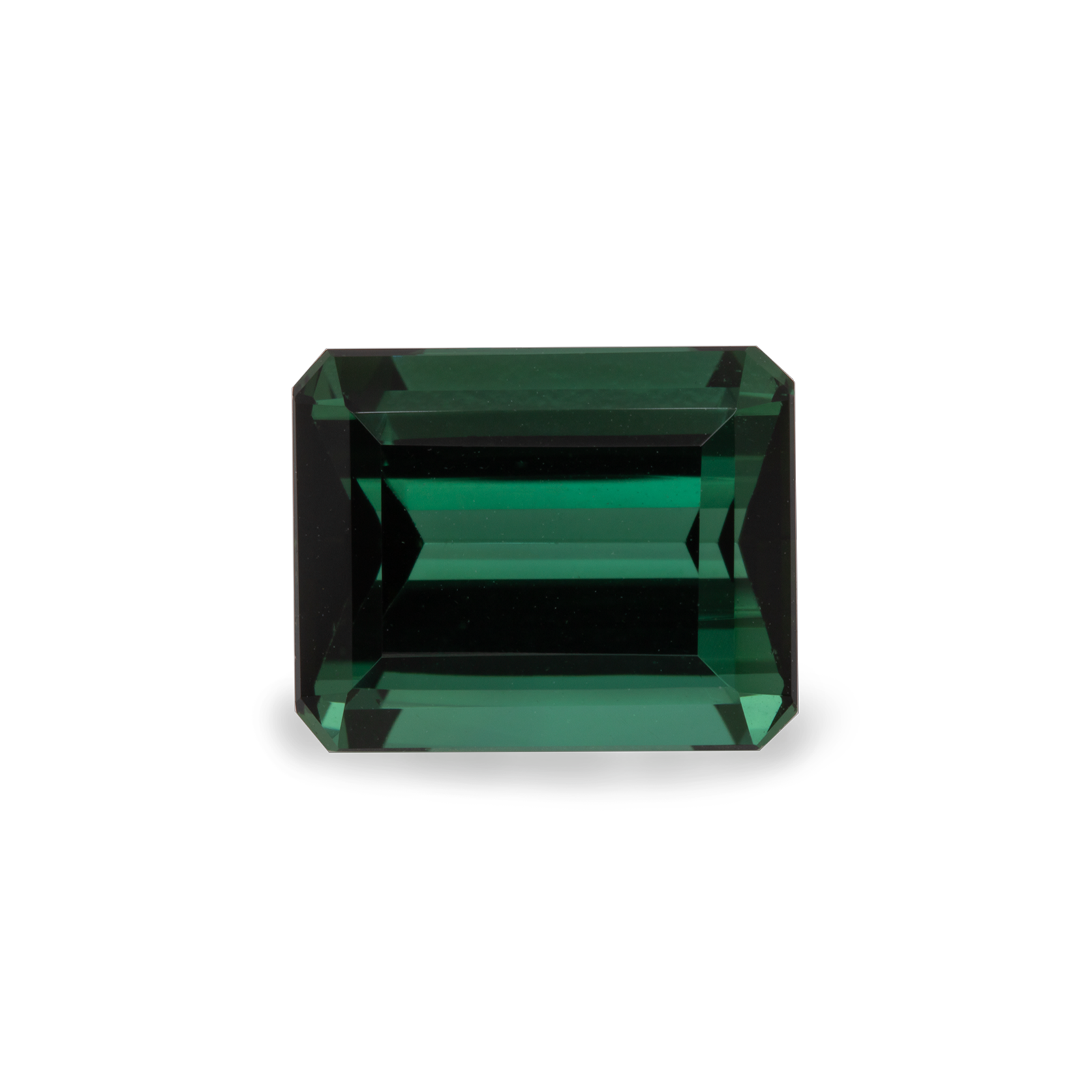 Tourmaline - green, octagon, 10x8 mm, 3.73 cts, No. TR89001