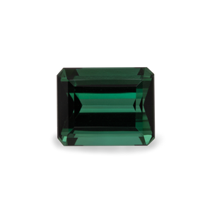 Tourmaline - green, octagon, 10x8 mm, 3.73 cts, No. TR89001
