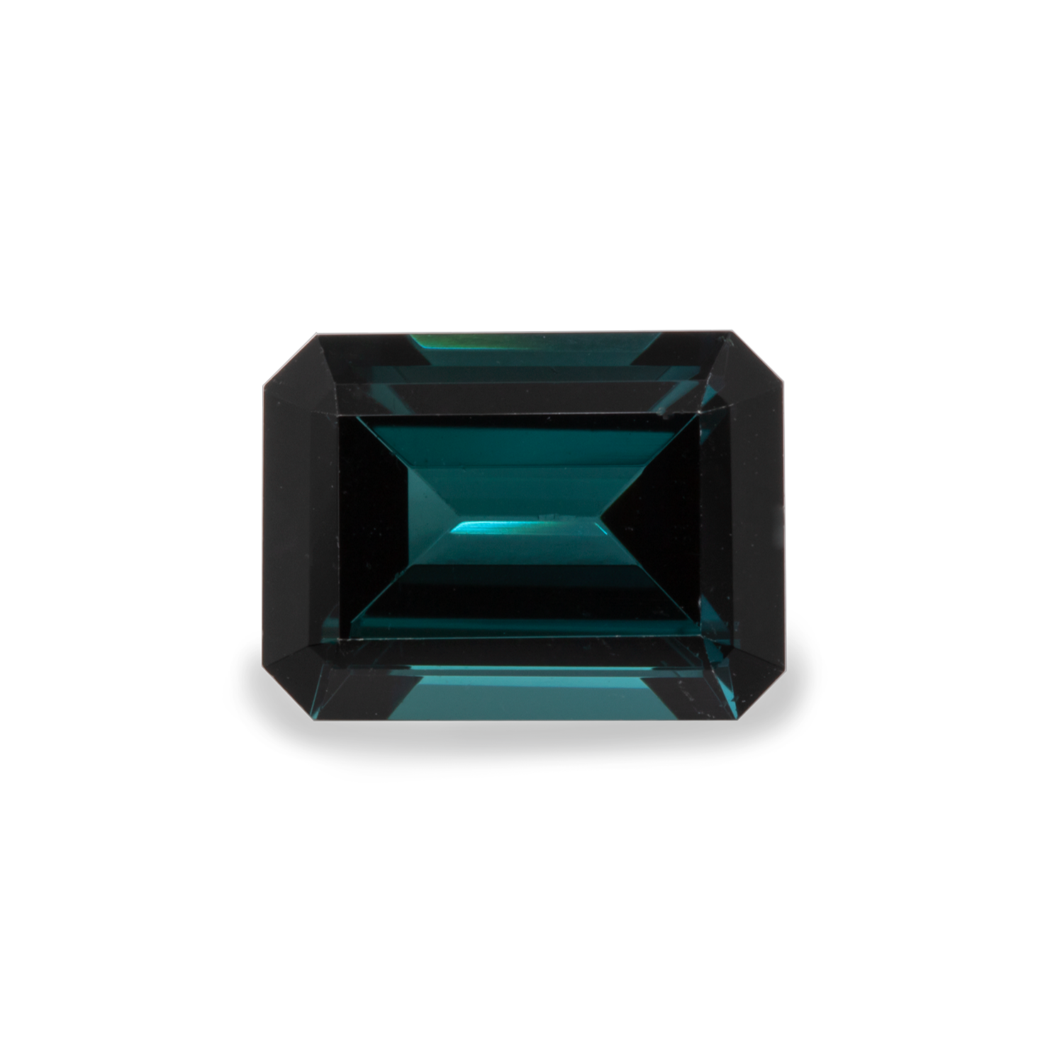 Tourmaline - blue, octagon, 8x6 mm, 1.51 cts, No. TR86001