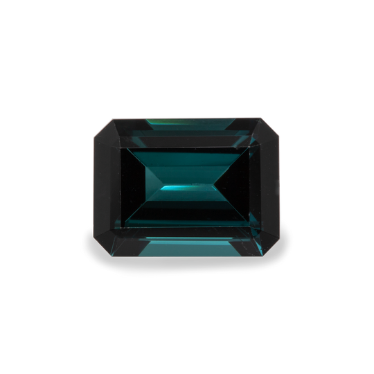 Tourmaline - blue, octagon, 8x6 mm, 1.51 cts, No. TR86001