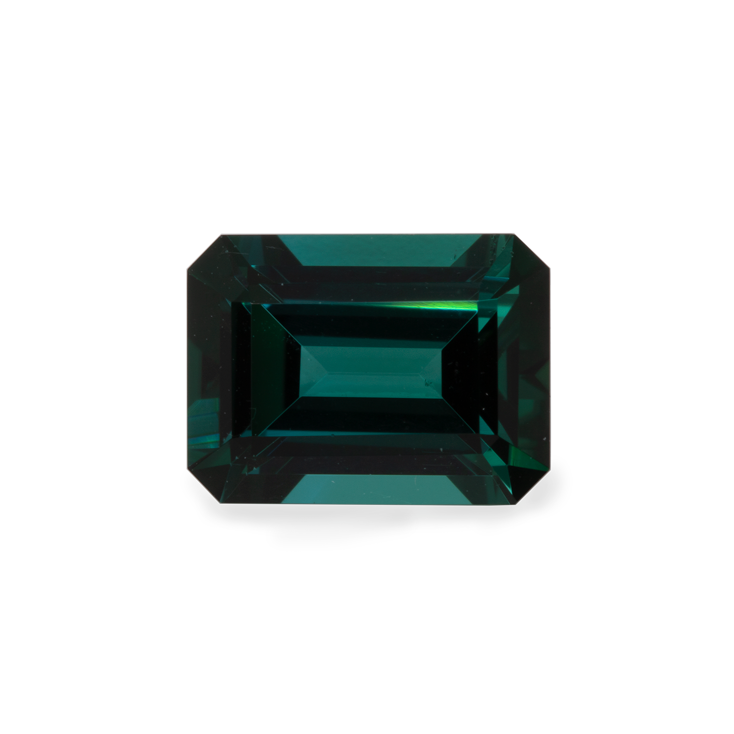 Tourmaline - blue/green, octagon, 8x6 mm, 1.60 cts, No. TR84001