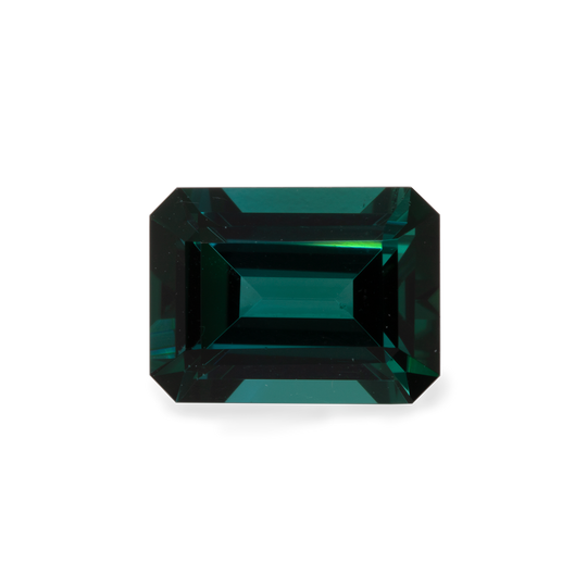 Tourmaline - blue/green, octagon, 8x6 mm, 1.60 cts, No. TR84001
