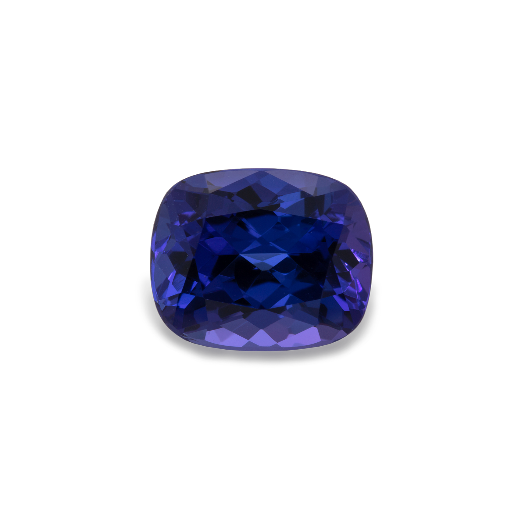 Tansanit - AAA, cushion, 11x9 mm, 4.60 cts, No. TZ19003