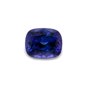 Tansanit - AAA, cushion, 11x9 mm, 4.60 cts, No. TZ19003