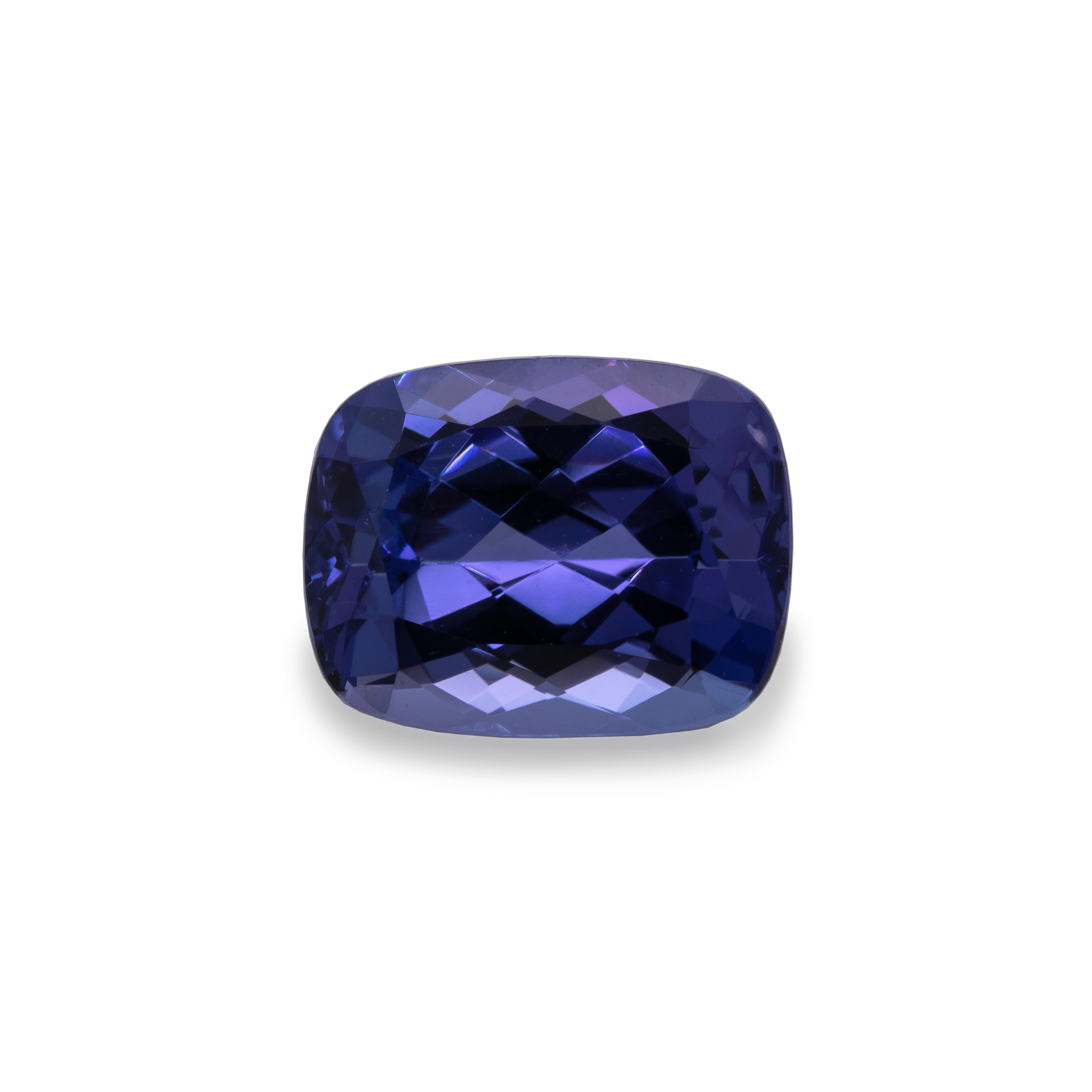 Tanzanite - AAA, cushion, 10.7x8.3 mm, 4.32 cts, No. TZ17003