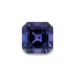 Tansanit - AAA, asscher, 12x12 mm, 8,56 cts, Nr. TZ22003