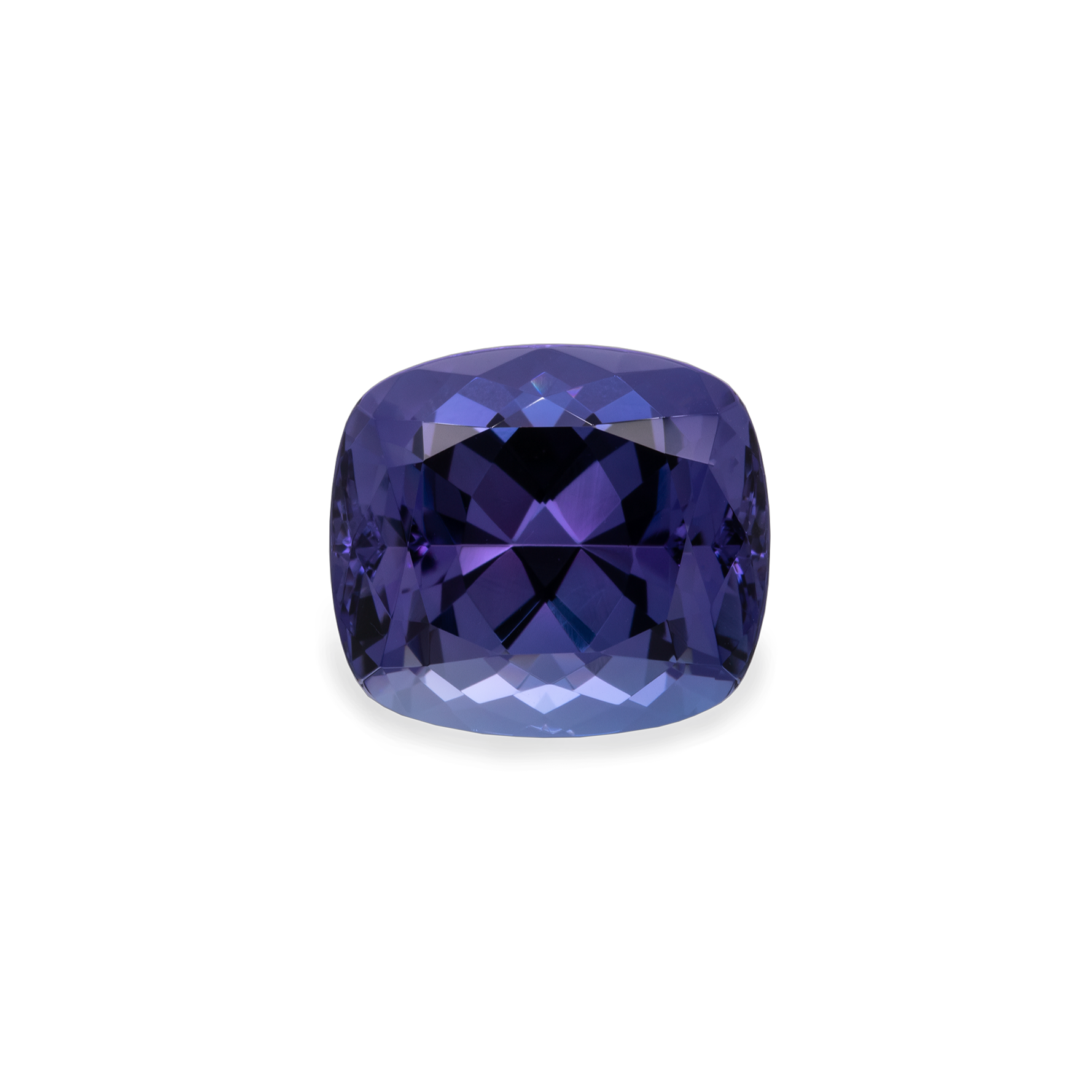Tansanit - blau, antik, 15,5x14 mm, 15,72 cts, Nr. TZ16002