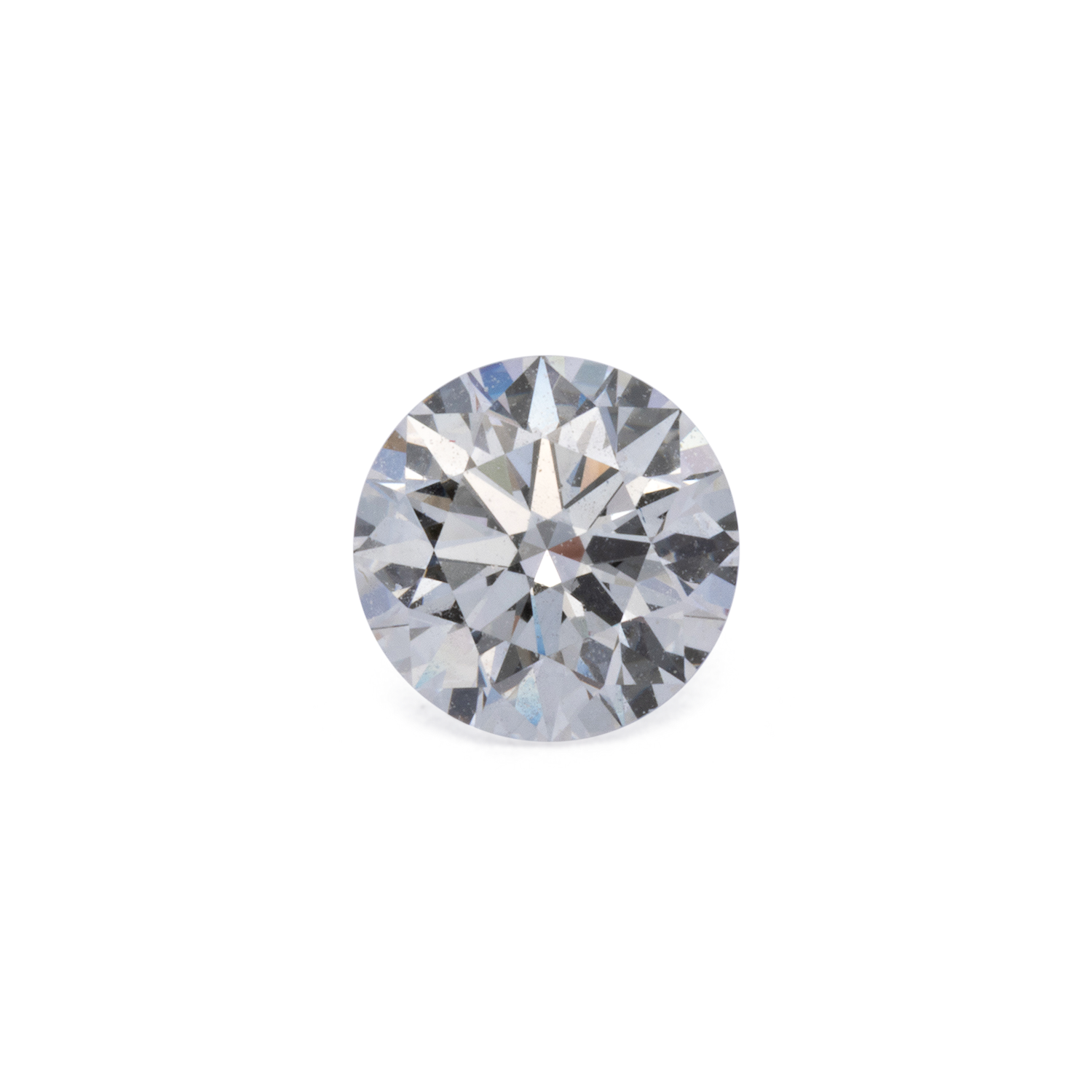 Synthetischer Diamant - weiß (f), rund, 5.2x5.2 mm, 0.53 cts, Nr. LGD25004