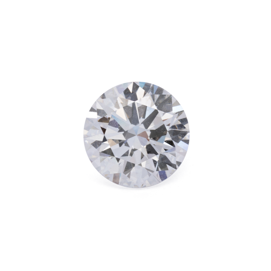 Synthetischer Diamant - weiß (f), rund, 7.4x7.4 mm, 1.51 cts, Nr. LGD25011