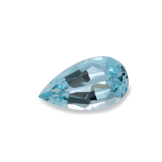 Aquamarin - A, birnform, 18x10 mm, 6,38 cts, Nr. A72001