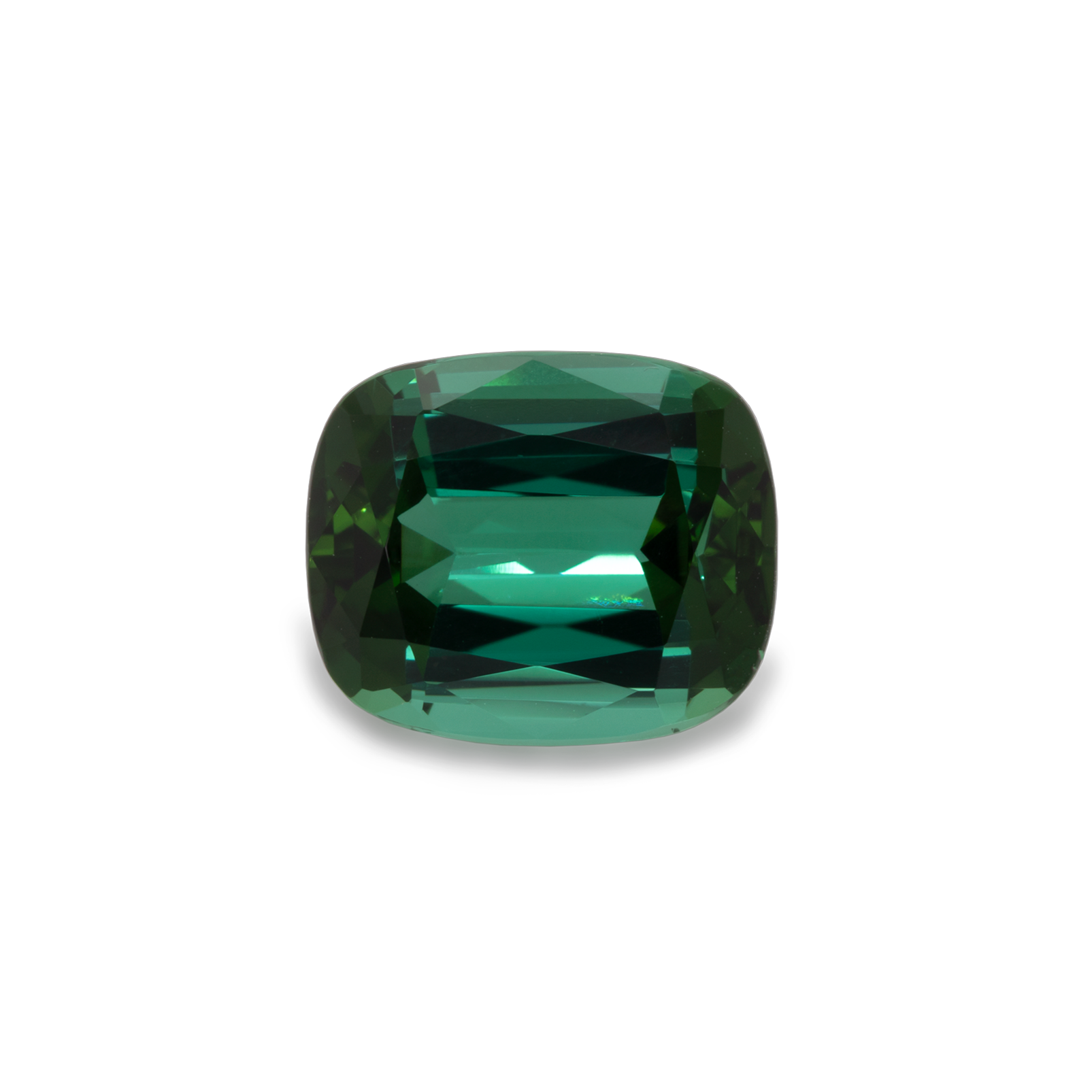 Tourmaline - green, cushion, 12x10 mm, 6.22 cts, No. TR93001