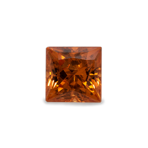 Mandarin Garnet - orange, square, 8x8 mm, 3.79 cts, No. MG13003