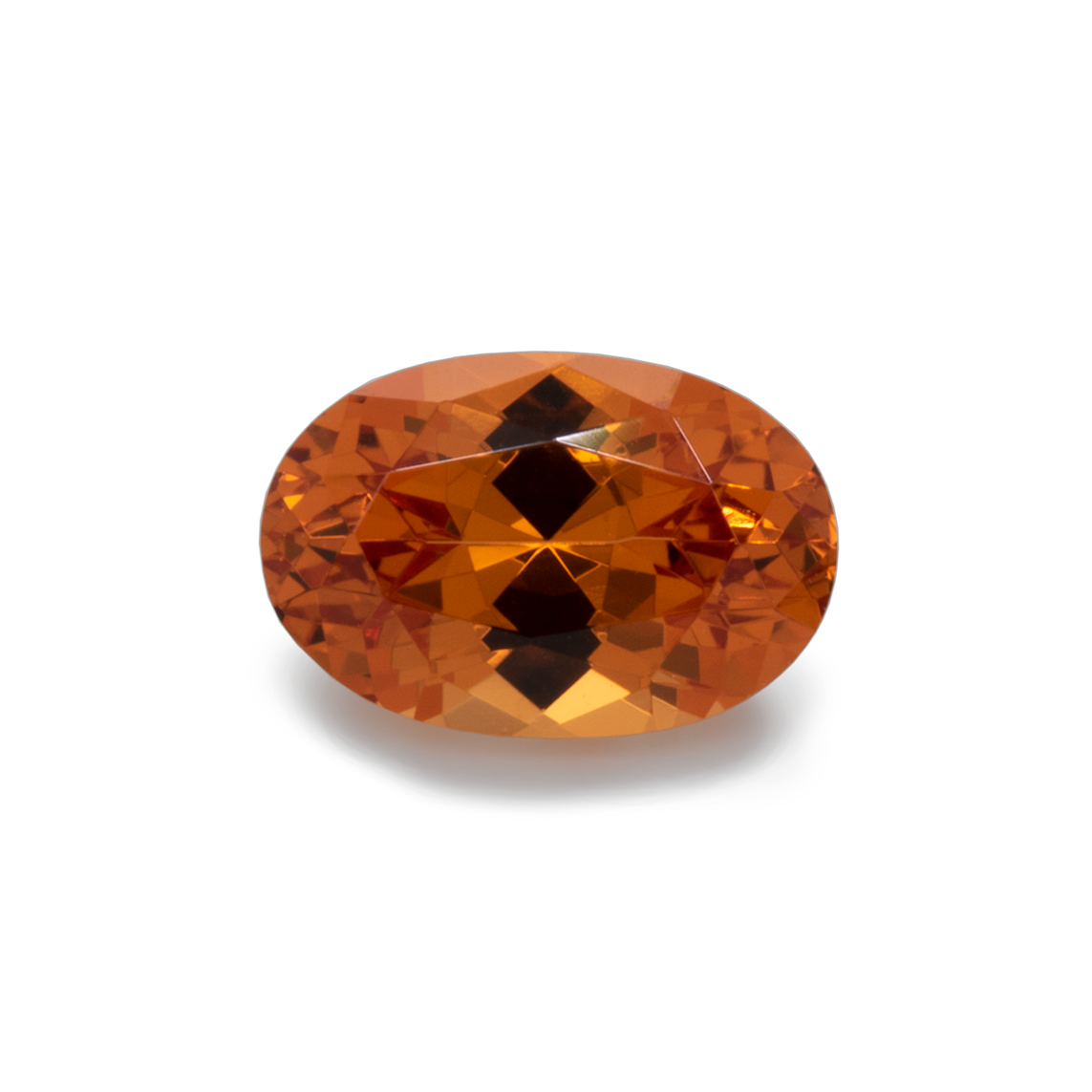 Mandarin Granat - orange, oval, 6x4 mm, 0,60-0,70 cts, Nr. MG40002