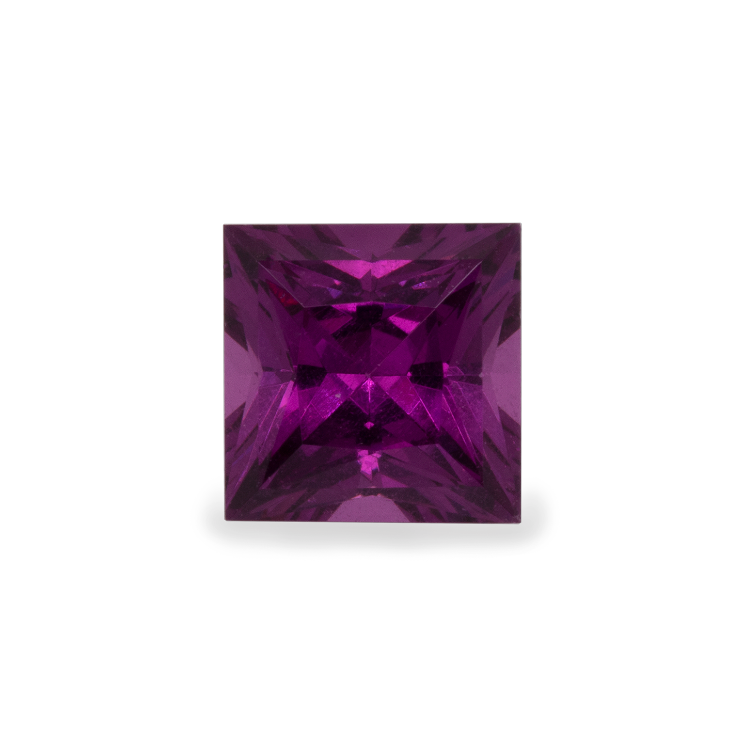Royal Purple Garnet - purple, square, 5x5 mm,  0.77-0.83 cts, No. RP33001