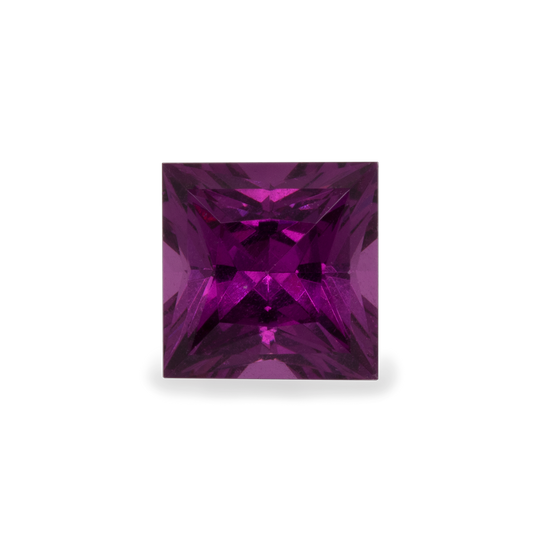 Royal Purple Garnet - lila, rechteck, 5x5 mm, 0,77-0,83 cts, Nr. RP33001