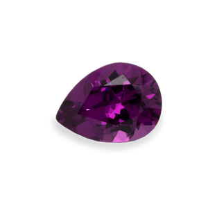 Royal Purple Garnet - purple, pearshape, 8x6 mm, 1.32-1.46 cts, No. RP24001
